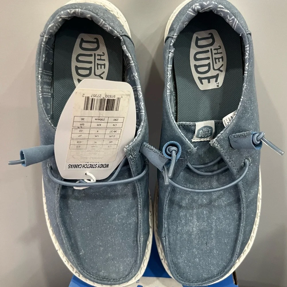 Hey Dude Woman’s Denim Blue Moccasins
